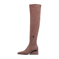 Torgeis Womens Madaline Block Heel Over the Knee Boots