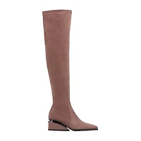 Torgeis Womens Madaline Block Heel Over the Knee Boots