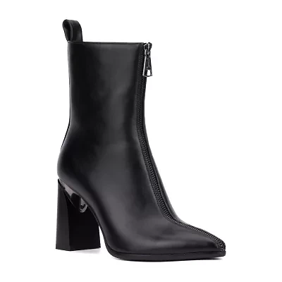 Torgeis Womens Hyde Block Heel Booties