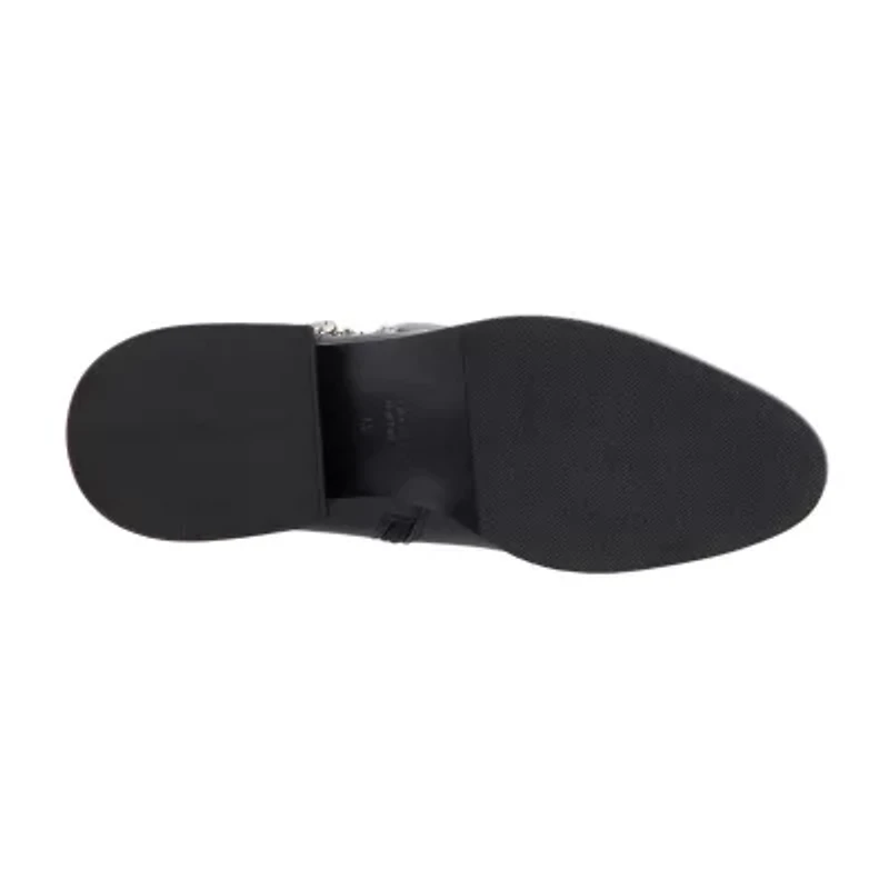 Torgeis Womens Valora Block Heel Motorcycle Boots