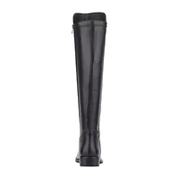 Torgeis Womens Genevieve Block Heel Over the Knee Boots