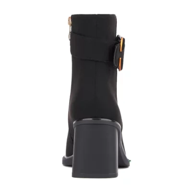 Torgeis Womens Melody Block Heel Booties