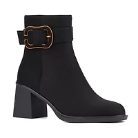 Torgeis Womens Melody Block Heel Booties