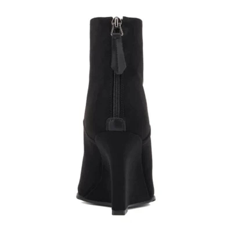 Torgeis Womens Lexis Wedge Heel Booties