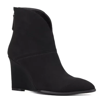 Torgeis Womens Lexis Wedge Heel Booties