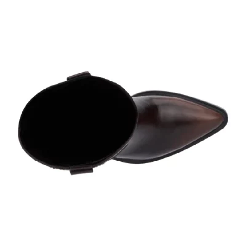 Torgeis Womens Velda Block Heel Cowboy Boots