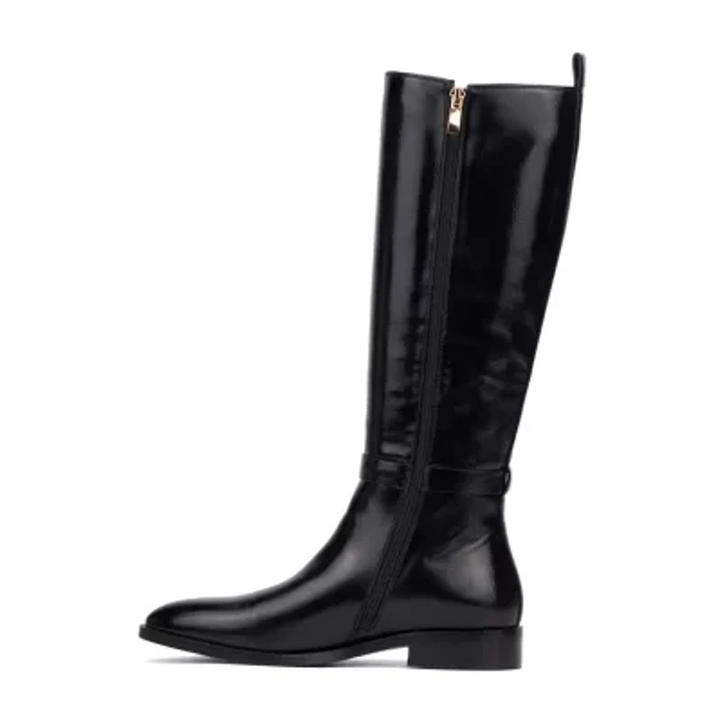 Torgeis Womens Reilly Block Heel Riding Boots