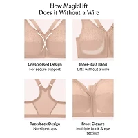 Glamorise Magiclift Racerback Bra- 1206