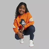 adidas x Disney Toddler & Little Unisex Crew Neck Long Sleeve Mickey Mouse Sweatshirt