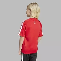 adidas Toddler & Little Unisex Crew Neck Short Sleeve Regular Fit Spiderman Graphic T-Shirt