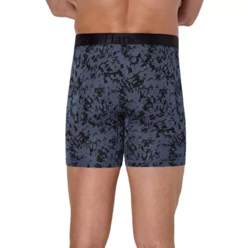 Hanes Supersoft Bonus Pack Mens 4 Boxer Briefs Uo2bd4