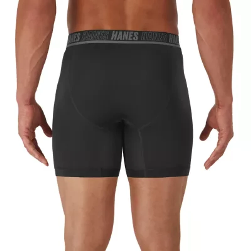 Hanes Moves Xtemp Performance Total Support Pouch Bonus Pack Mens 5 Boxer Briefs Umsbe5
