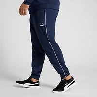 PUMA Piped Tricot Mens Cinched Regular Fit Big and Tall Track Pant