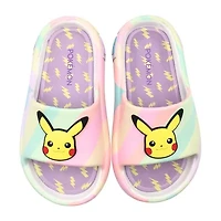 Girls Pokemon Pikachu Slide Sandals