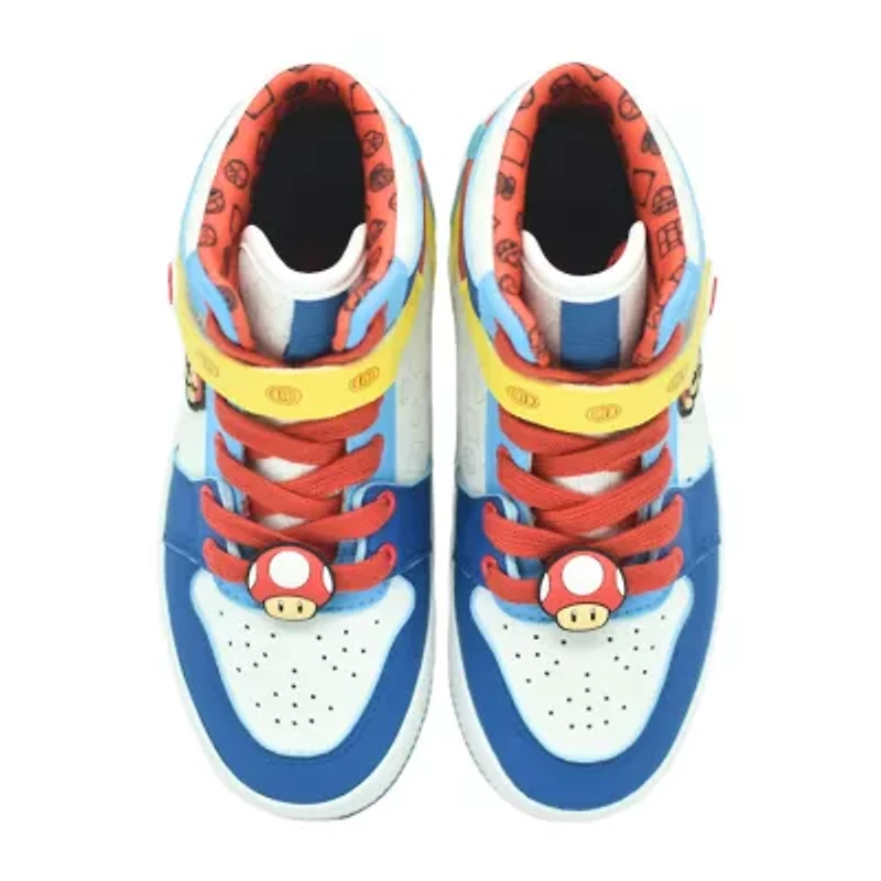 Super Mario Bros Boys Hightop Sneaker