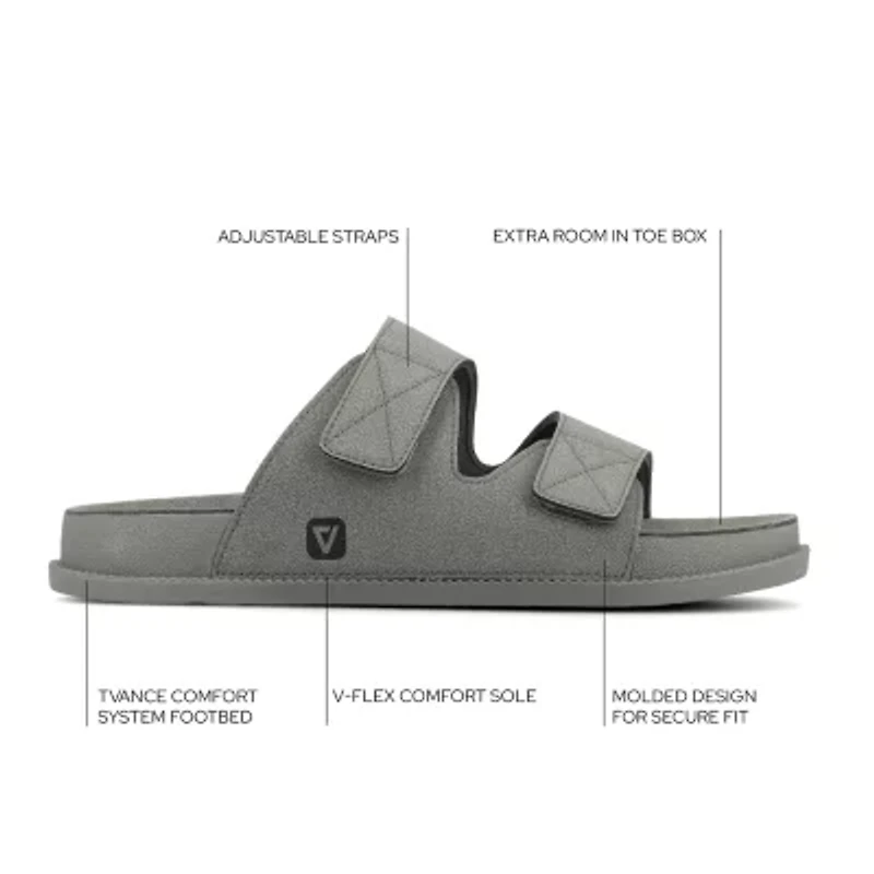 Vance Co Mens Orlando Flat Sandals