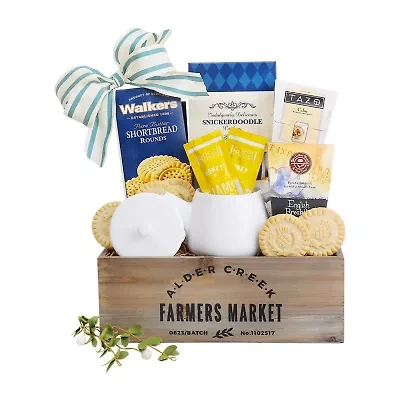 Alder Creek Garden Tea Tray Food Set