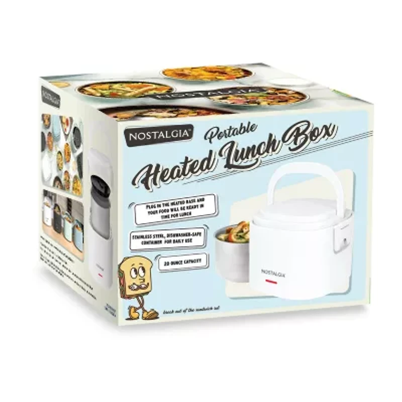 Nostalgia 20oz. Portable Heated Lunch Box