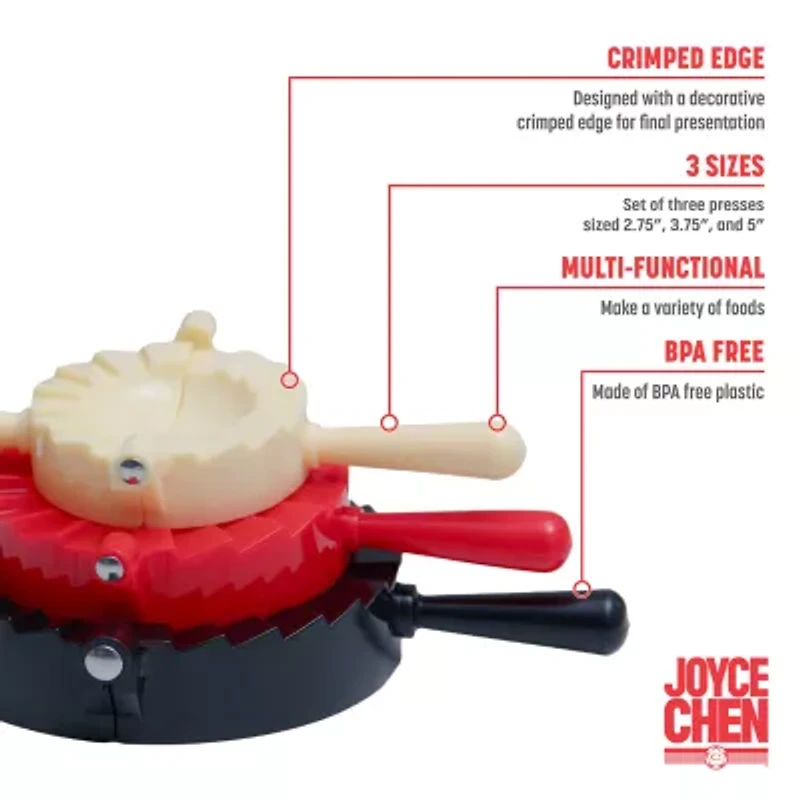 Joyce Chen 3-pc. Dumpling Press Set
