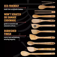 Joyce Chen Burnished Bamboo 11-pc. Utensil Set