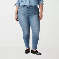 Levi's® Plus High Rise Womens Mid 721 Skinny Fit Jean