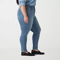 Levi's® Plus High Rise Womens Mid 721 Skinny Fit Jean