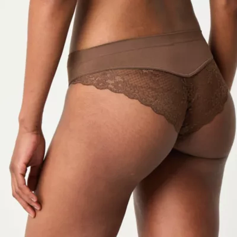 Ambrielle Seamless Lace Cheeky Panty 14p050