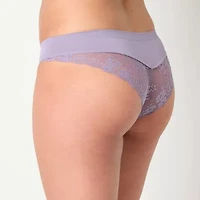 Ambrielle Seamless Lace Cheeky Panty