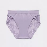 Ambrielle Seamless Lace High Cut Panty