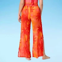 Mynah Womens Breathable Exotic Pants Swimsuit Cover-Up