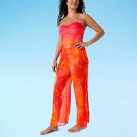 Mynah Womens Breathable Exotic Pants Swimsuit Cover-Up