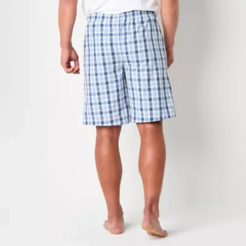 St. John's Bay Mens Poplin Pajama Shorts