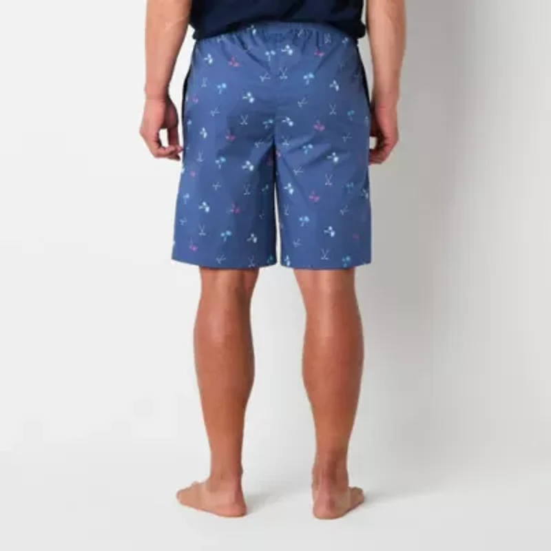 St. John's Bay Mens Poplin Pajama Shorts