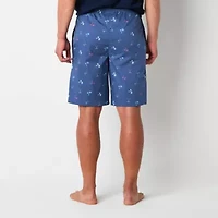 St. John's Bay Mens Poplin Pajama Shorts