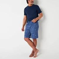 St. John's Bay Mens Poplin Pajama Shorts