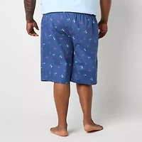 St. John's Bay Mens Poplin Big and Tall Pajama Shorts