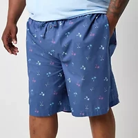 St. John's Bay Mens Poplin Big and Tall Pajama Shorts