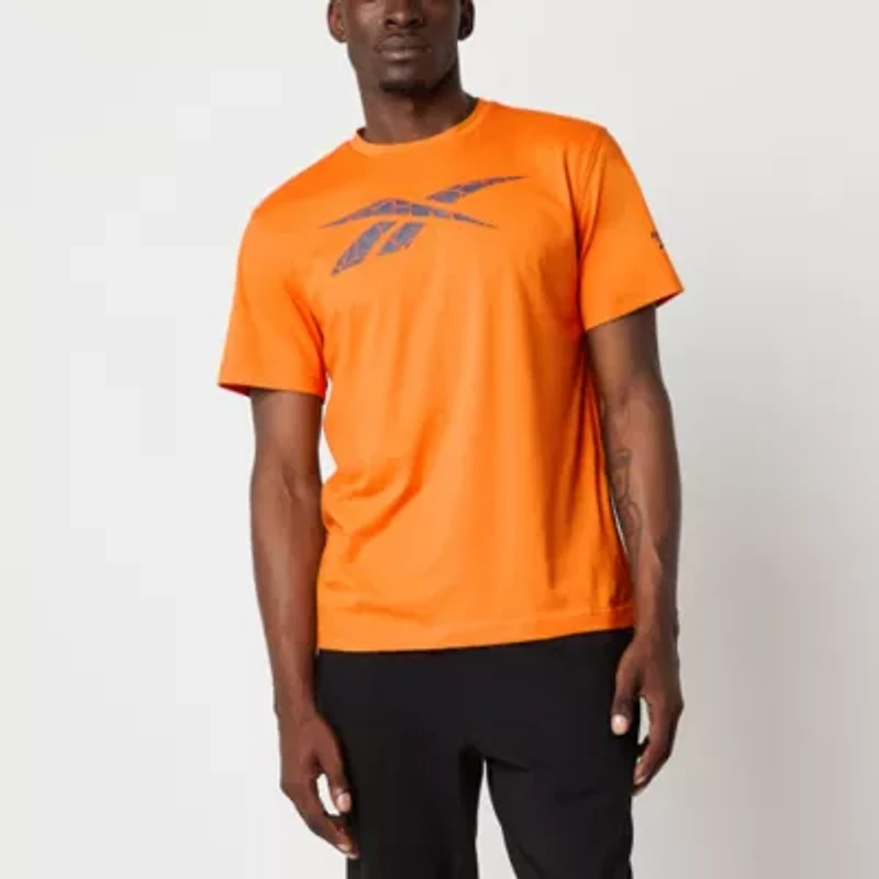 Reebok Mens Crew Neck Short Sleeve Active T-Shirt