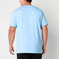 adidas Mens Crew Neck Short Sleeve Active Big and Tall T-Shirt