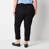St. John's Bay Womens Ankle Plus Pull-On Pant