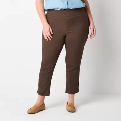 St. John's Bay Womens Ankle Plus Pull-On Pant