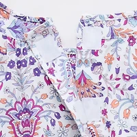 St. John's Bay Womens Easy-on + Easy-off Hidden Access Opening Split Crew Neck Short Sleeve Adaptive Plus Blouse