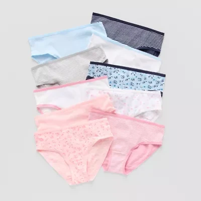 Thereabouts Big Kid Girls 10 Pack Bikini Panty 387576