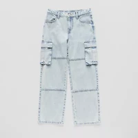 Thereabouts Little & Big Kid Boys Adjustable Waist Cargo Loose Fit Jean