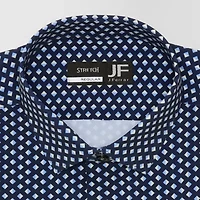 J. Ferrar 360 Stretch Performance Mens Regular Fit Wrinkle Free Long Sleeve Dress Shirt