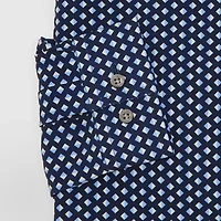 J. Ferrar 360 Stretch Performance Mens Regular Fit Wrinkle Free Long Sleeve Dress Shirt