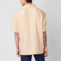 Arizona Mens Short Sleeve Regular Fit Button-Down Shirt