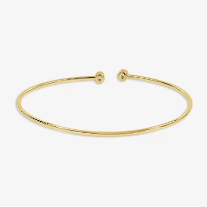 Limited Quantities! Womens Diamond Accent White Diamond 14K Gold Over Silver Cuff Bracelet