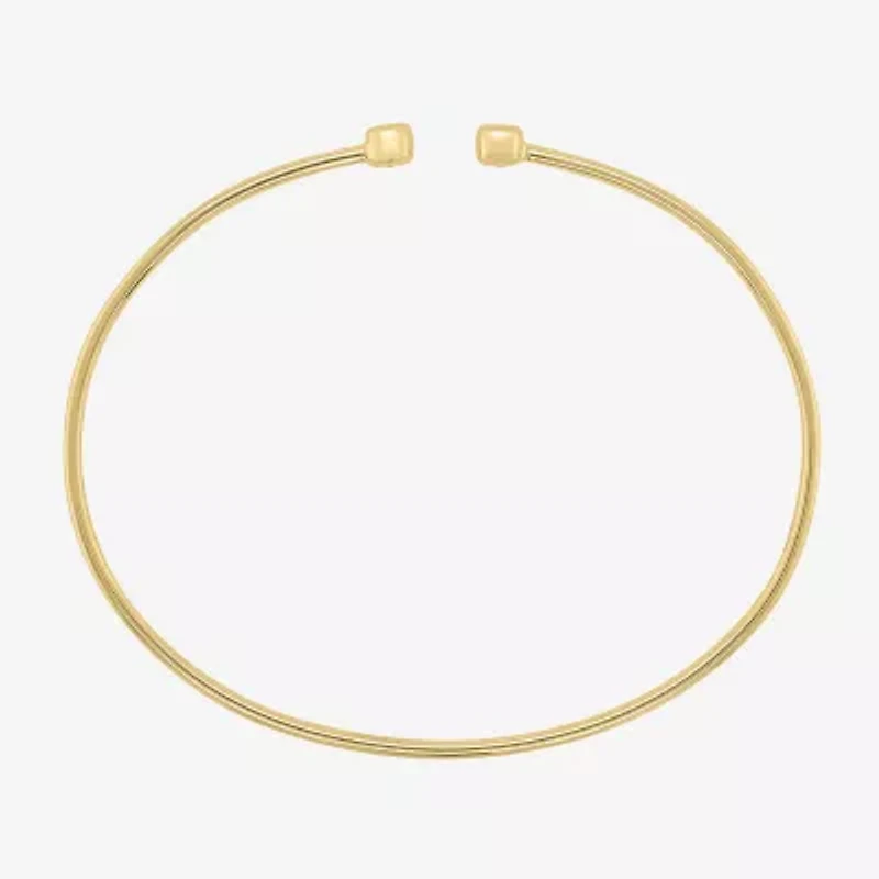 Limited Quantities! Womens Diamond Accent White Diamond 14K Gold Over Silver Cuff Bracelet