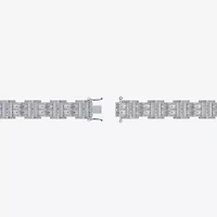 Limited Quantities! Mens Sterling Silver Semisolid Round Link Bracelet